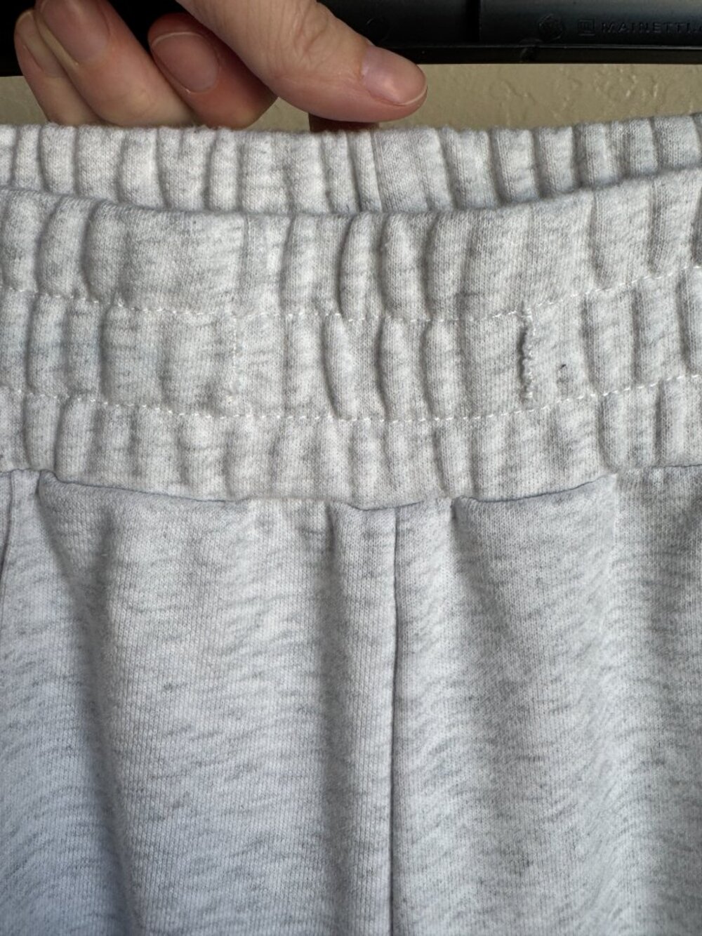 AUTOMET Wide Leg Sweatpants Gray Drawstring Lounge Pants Women’s Medium - Picture 4 of 8